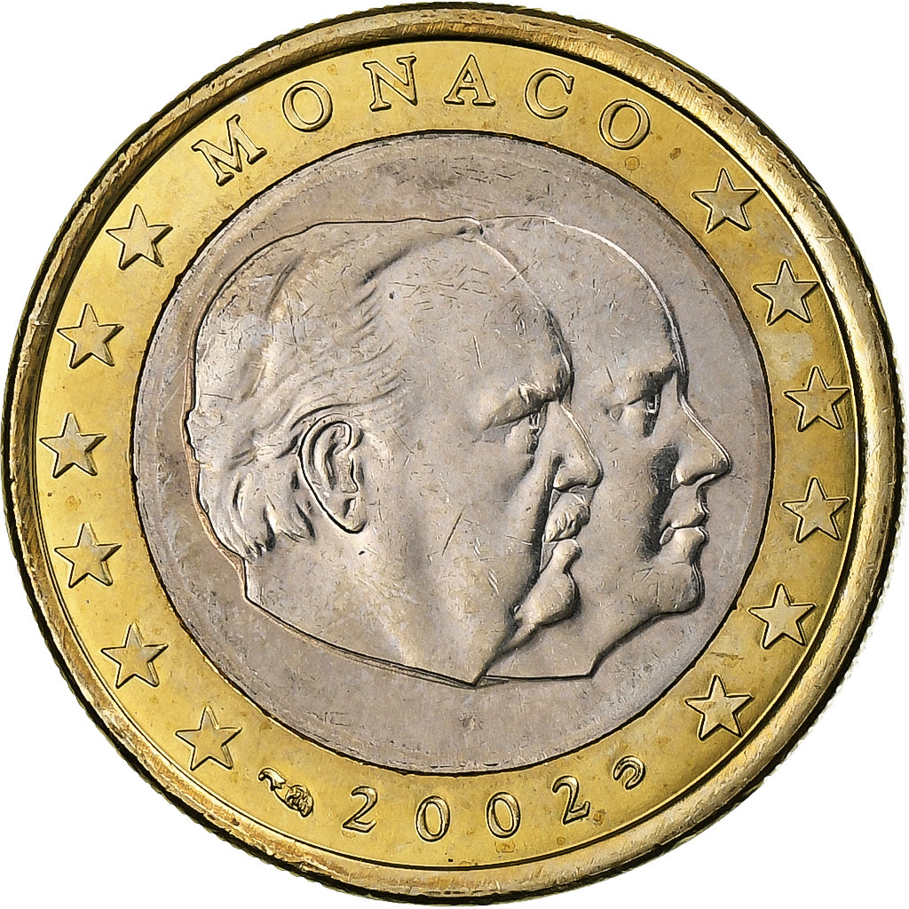 Monaco, Euro, 2002, Pessac, Bi-metallico, SPL