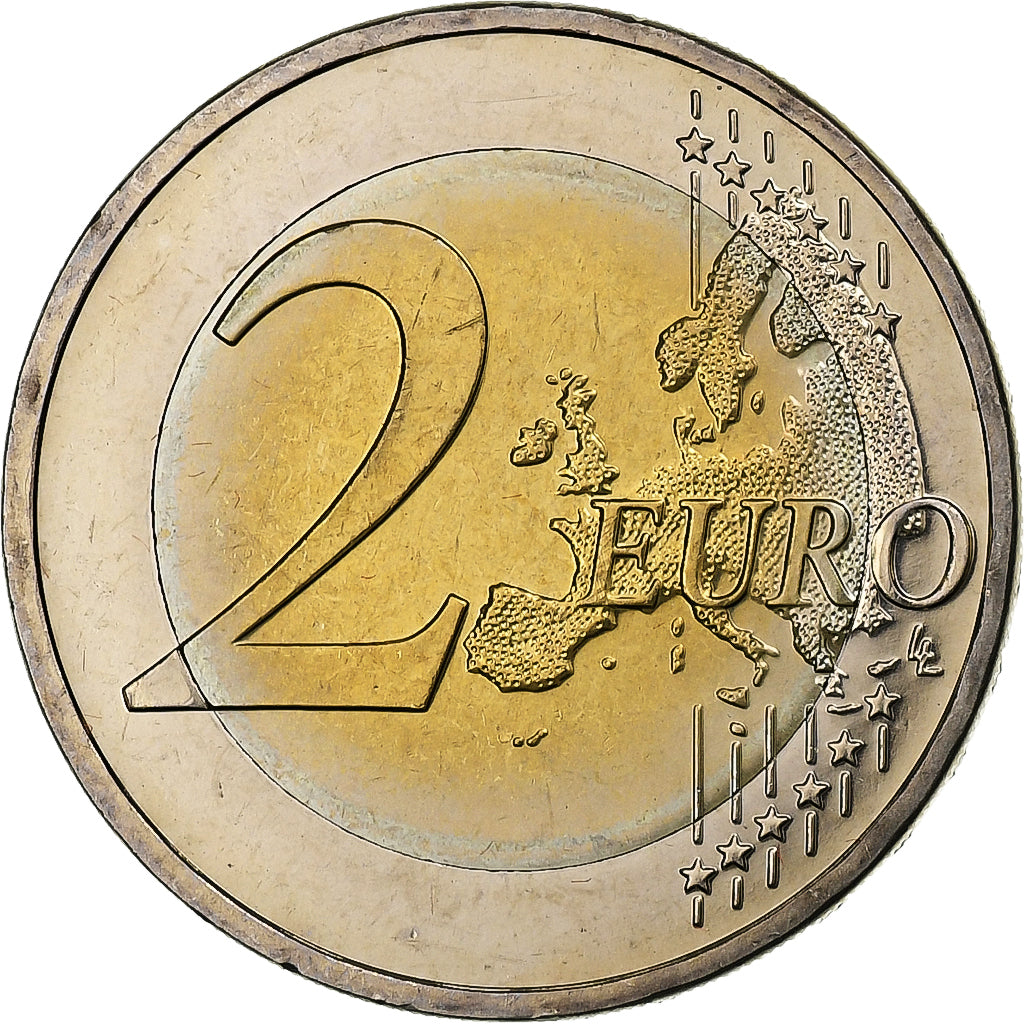 Niemcy, 2 Euro, Mecklenburg-Vorpommern, 2007, Stuttgart, Bimetaliczny, MS(63)