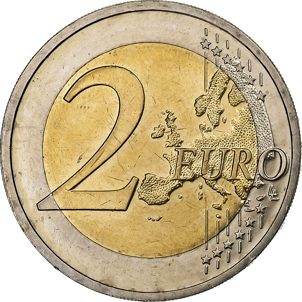 Niemcy, 2 Euro, Hamburg, 2008, Karlsruhe, Bimetaliczny, MS(63)