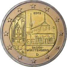 Germany, 2 Euro, Baden-Württemberg, 2013, Karlsruhe, Bi-Metallic, MS(63)