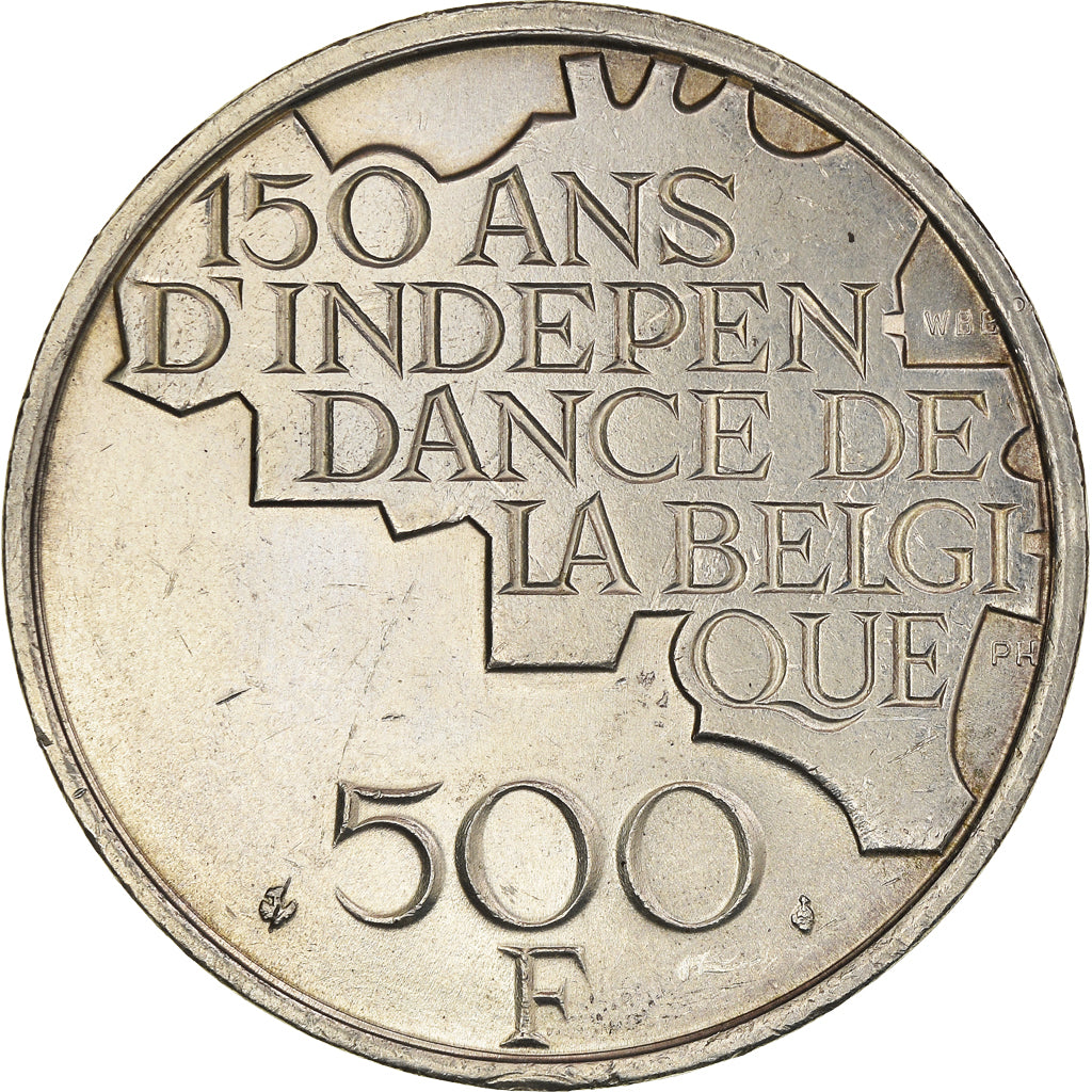Moneta, Belgio, 500 Francs, 1980, Brussels, SPL-, Rame-nichel ricoperto in