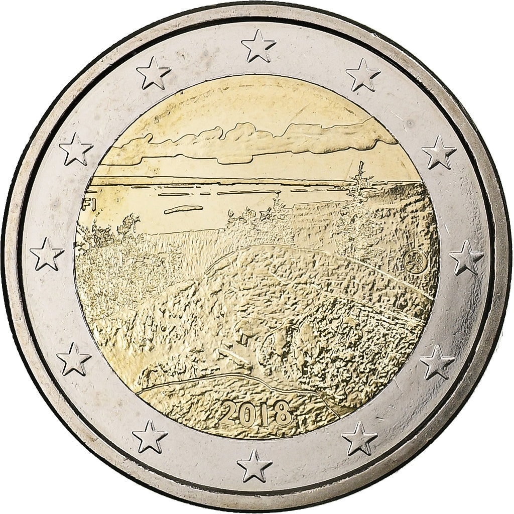 Finnland, 2 Euro, Landscape Koli, 2018, Vantaa, Bi-Metallic, UNZ