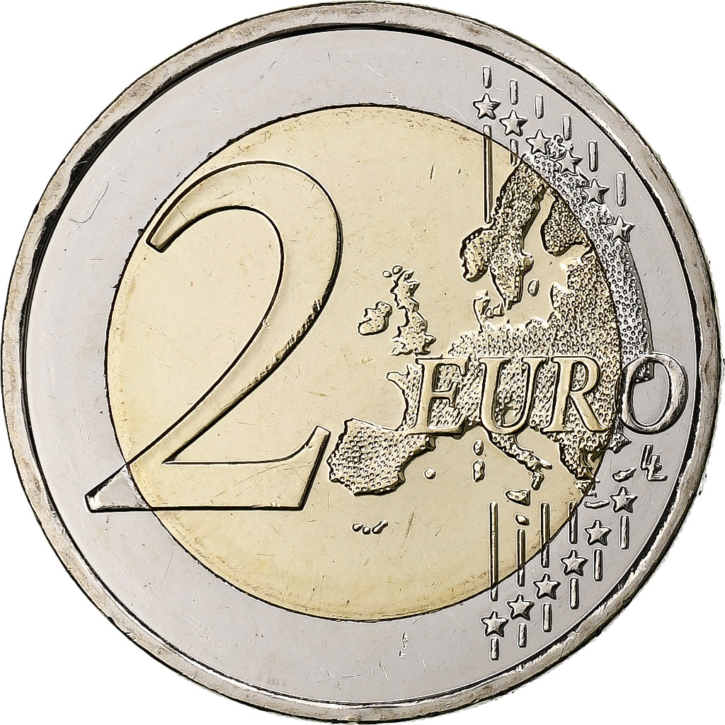 Grecia, 2 Euro, Andreas Kalvos, 2019, Athens, Bimetálico, SC