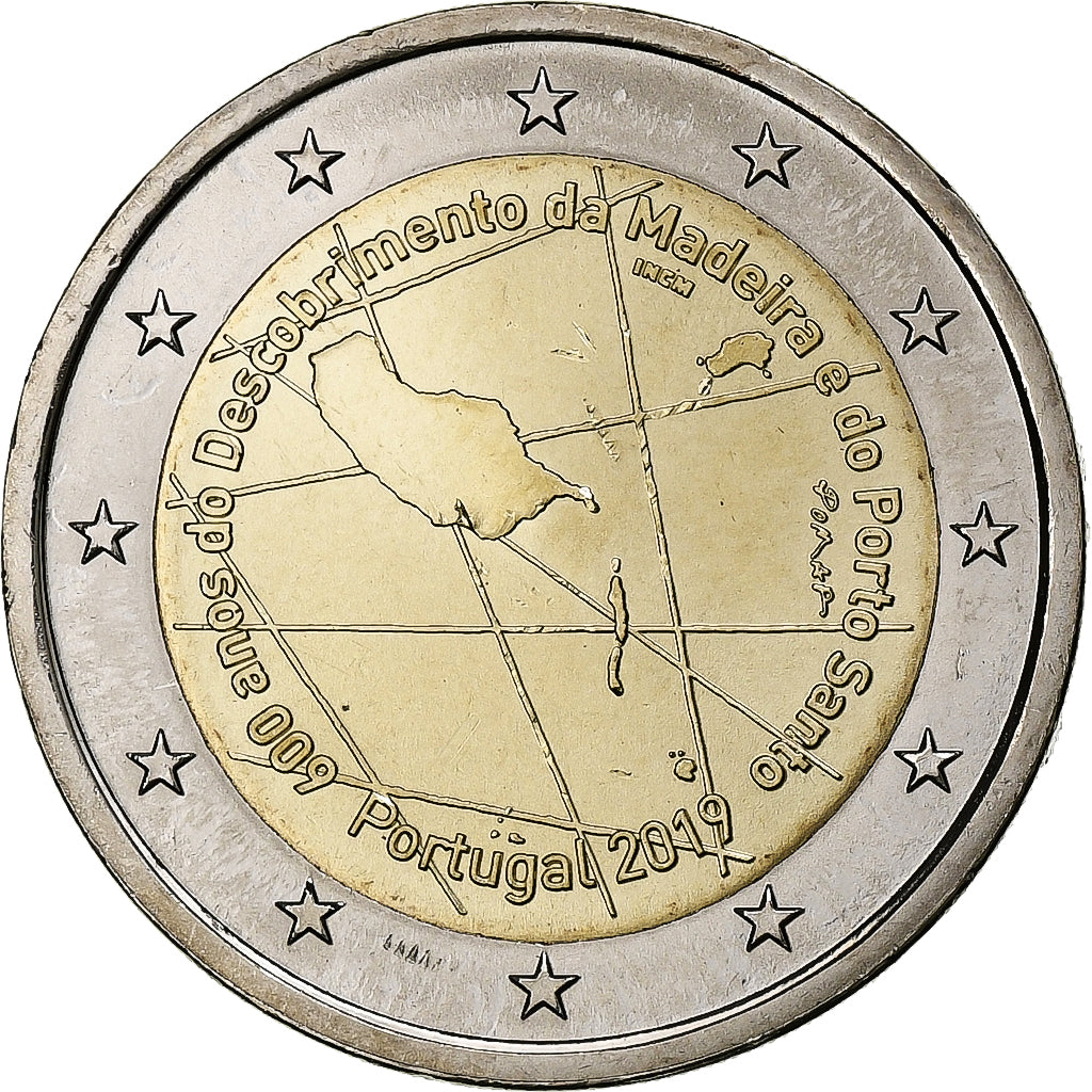 Portogallo, 2 Euro, The Madeira archipelago, 2019, Lisbon, Bi-metallico, SPL