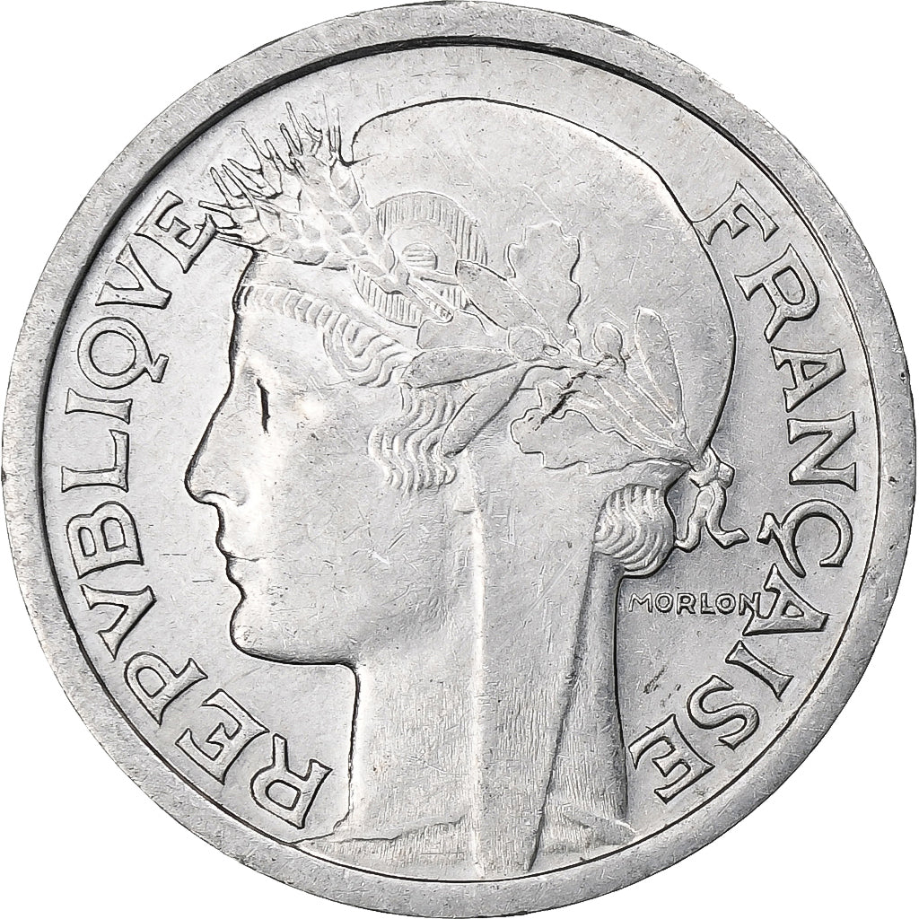 France, Franc, Morlon, 1945, Paris, Aluminium, SUP