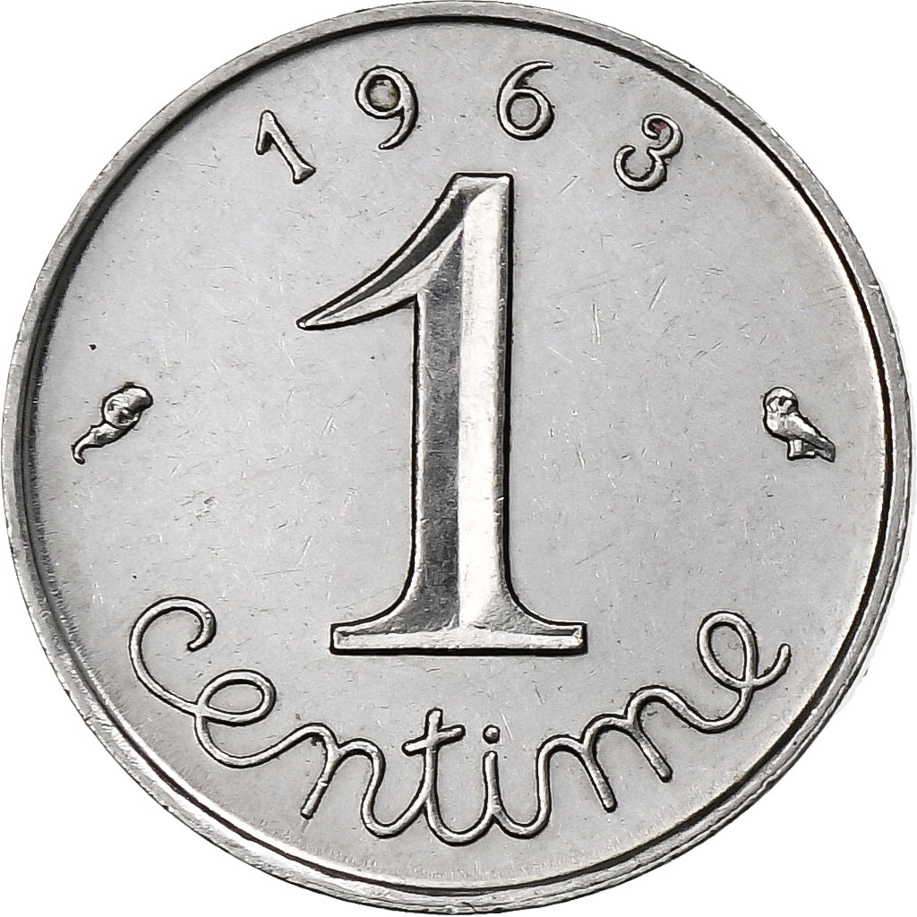 Francia, Centime, Épi, 1963, Paris, Acciaio inossidabile, SPL