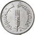 França, Centime, Épi, 1976, Pessac, Aço Inoxidável, MS(63)