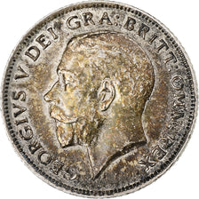 Great Britain, George V, 6 Pence, 1915, London, Silver, VF(30-35)
