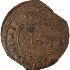 Venezuela, Caracas, 1/4 Réal, 1818, Copper, VF(20-25)