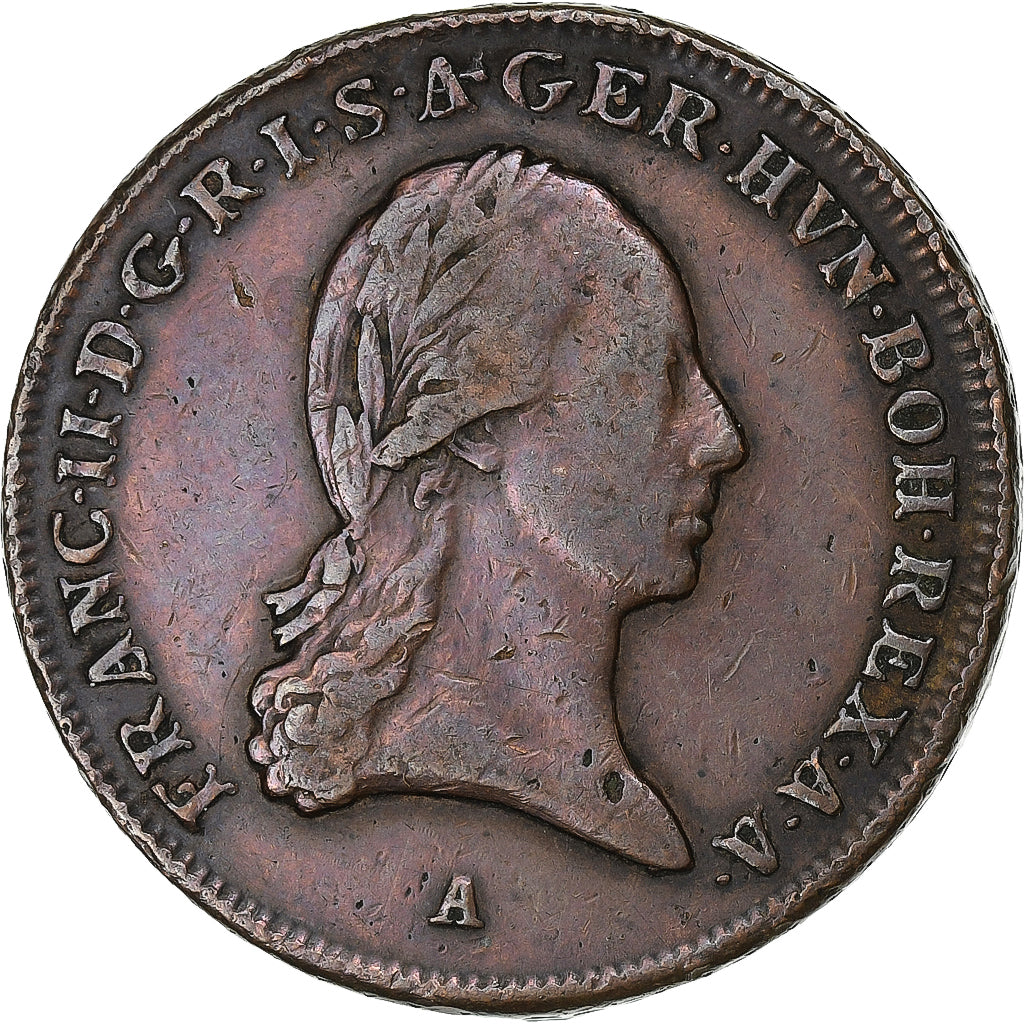 Austria, François II, 3 Kreuzer, 1799, Vienna, Copper, VF(20-25)