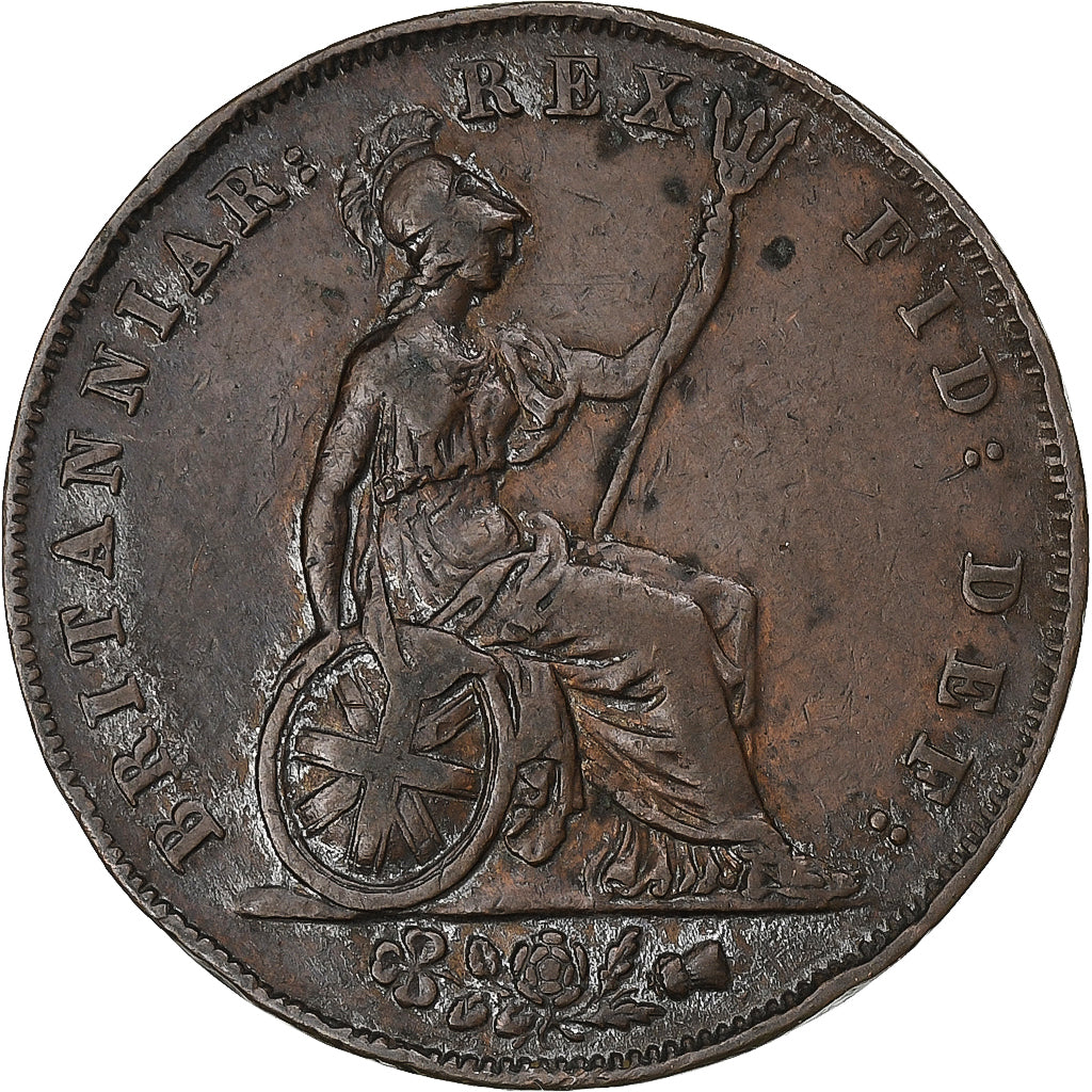 Great Britain, George IV, 1/2 Penny, 1826, London, Copper, VF(30-35)