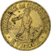 France, Chambre de commerce d'Evreux, 2 Francs, 1922, TTB, Laiton