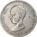 Spain, Alfonso XIII, 5 Pesetas, 1888, Madrid, Silver, VF(20-25)
