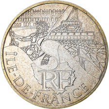 France, 10 Euro, Île-de-France, 2011, Pessac, Silver, MS(60-62)