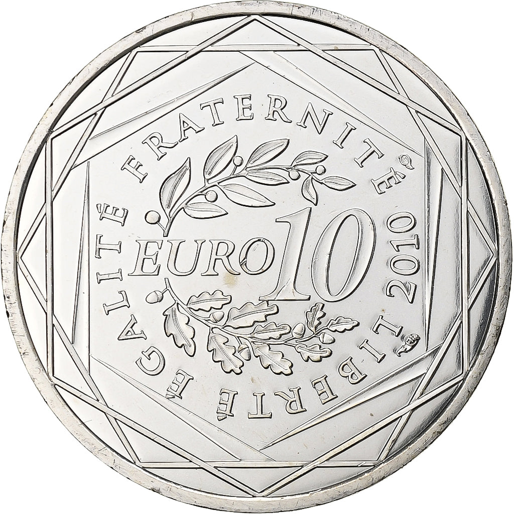 Frankreich, 10 Euro, Lorraine, 2010, Pessac, Silber, UNZ