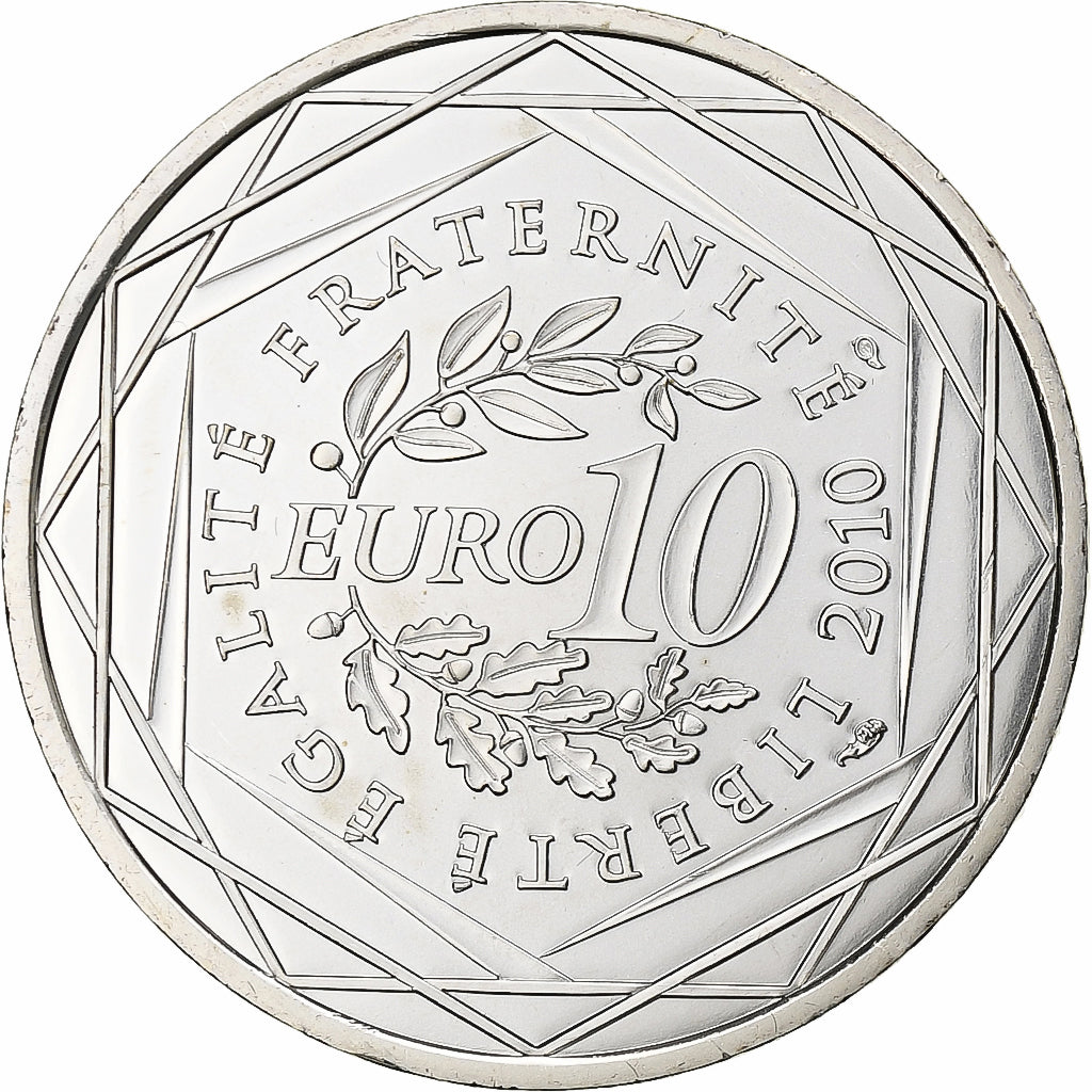 Frankreich, 10 Euro, Poitou-Charentes, 2010, Pessac, Silber, UNZ