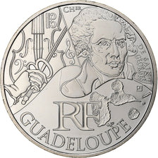France, 10 Euro, Guadeloupe, 2012, Pessac, Silver, MS(63)