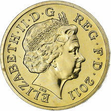 Great Britain, Pound, Cardiff, 2011, Llantrisant, Nickel brass, MS(64)