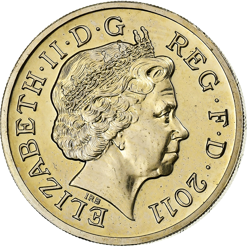 Groot Bretagne, Pound, Edinburgh, 2011, Llantrisant, Nickel brass, UNC-