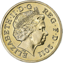 Groot Bretagne, Pound, Edinburgh, 2011, Llantrisant, Nickel brass, UNC-