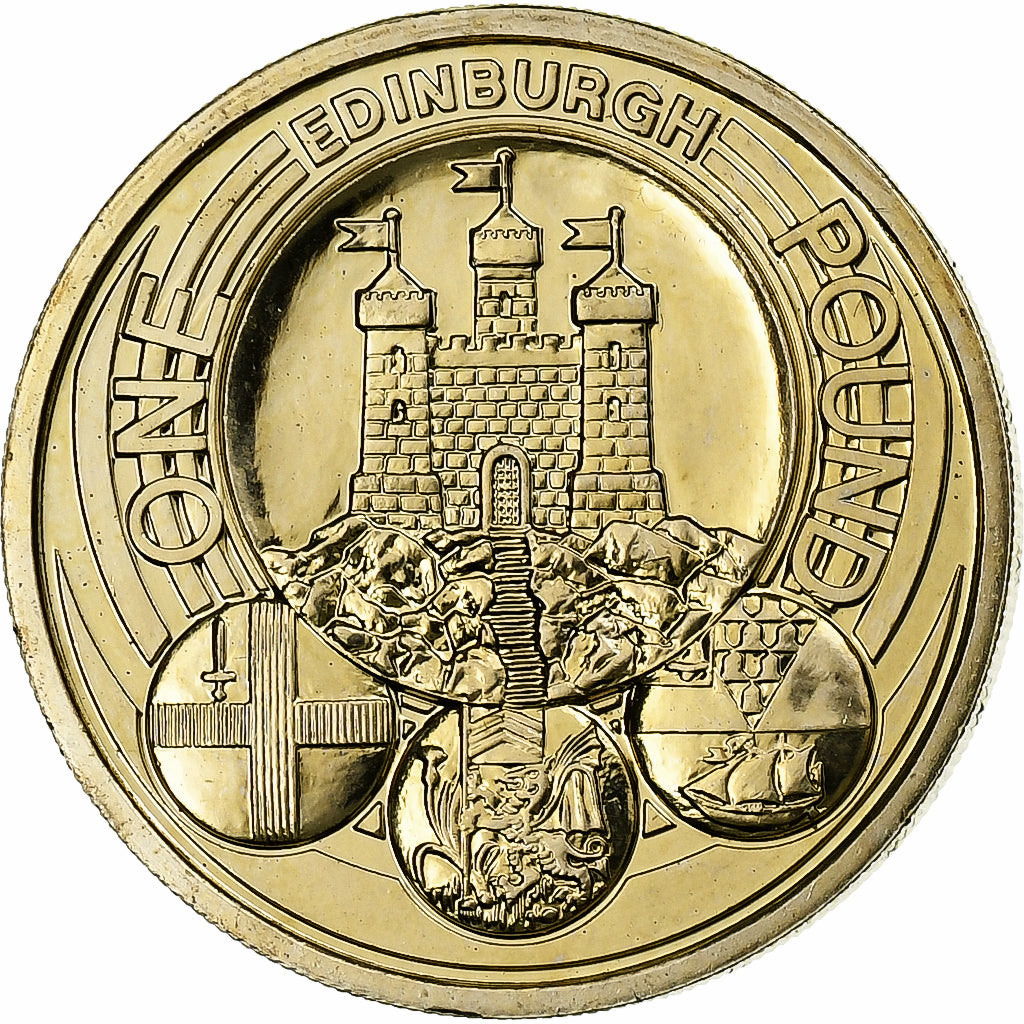 Groot Bretagne, Pound, Edinburgh, 2011, Llantrisant, Nickel brass, UNC-