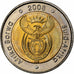South Africa, 5 Rand, 2008, Bi-Metallic, AU(55-58)