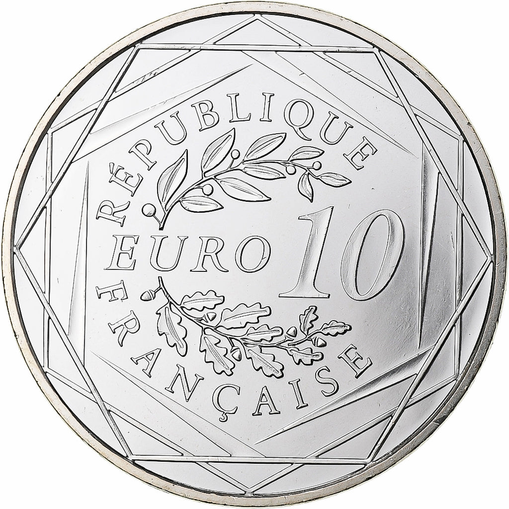 France, 10 Euro, Hercule, 2012, Pessac, Silver, MS(65-70)