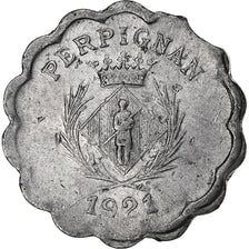 France, Chambre syndicale des Commerçants - Perpignan, 25 Centimes, 1921