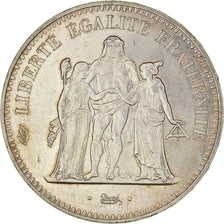 Moneda, Francia, Hercule, 50 Francs, 1974, Paris, Hybrid issue, EBC, Plata