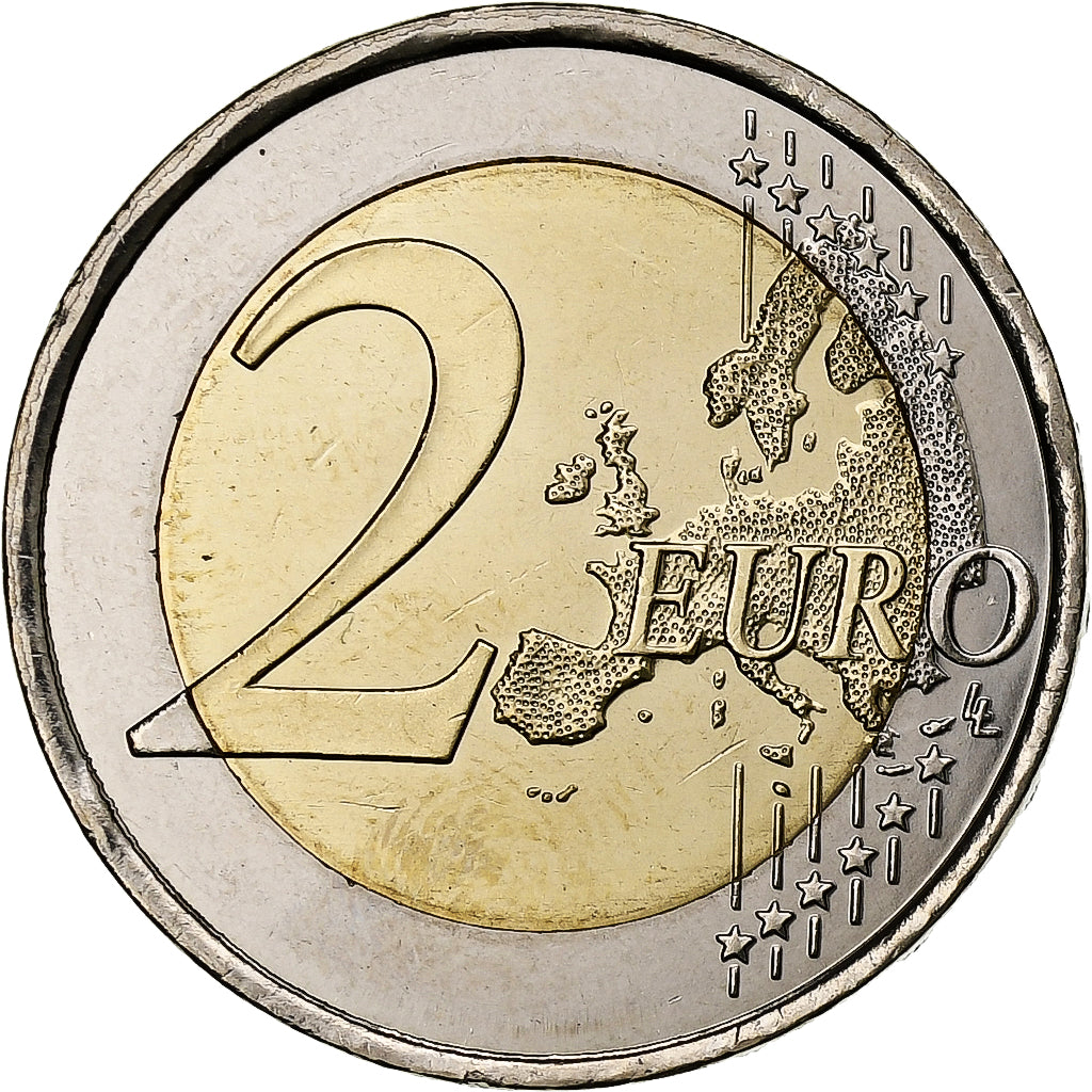 Espagne, 2 Euro, Aqueduc de Ségovie, Iridescent, 2016, Madrid, Bimétallique