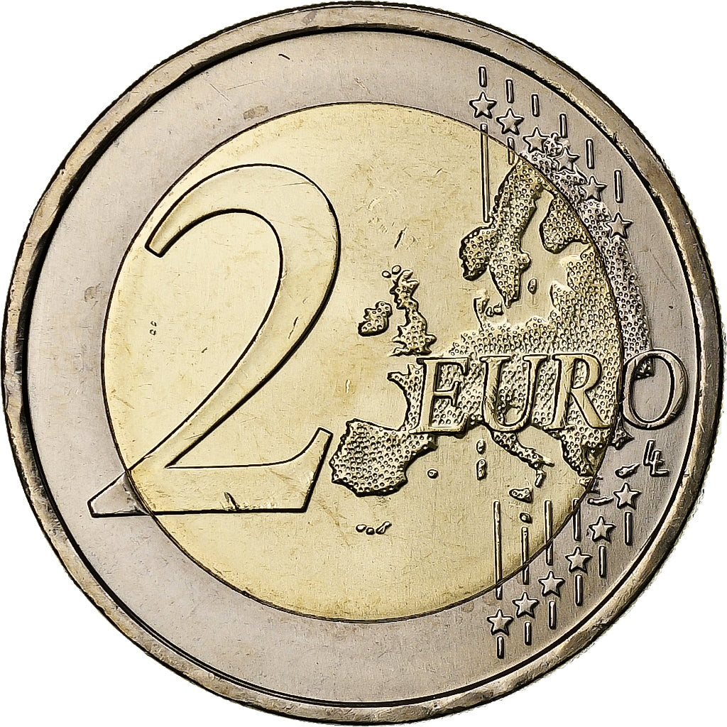 Portugal, 2 Euro, Portuguese Republic, Iridescent, 2010, Lisbon, Bi-Metallic