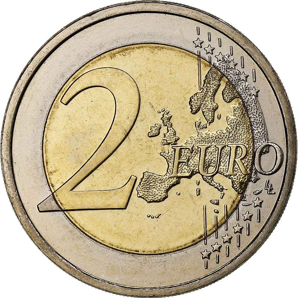 Finlandia, 2 Euro, Tove Jansson, Iridescent, 2014, Vantaa, Bi-metallico, SPL