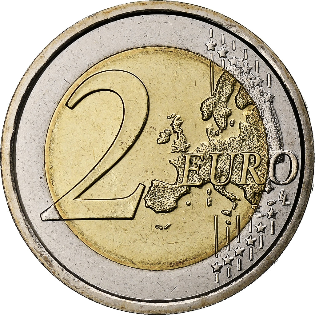 Italy, 2 Euro, Arma dei Carabinieri, Iridescent, 2014, Rome, Bi-Metallic, MS(63)
