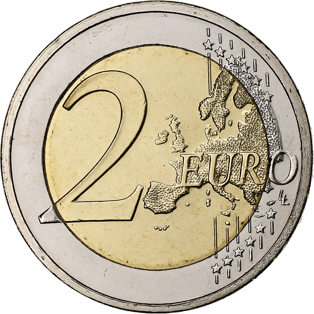 Grèce, 2 Euro, Spyridon Louis, Iridescent, 2015, Athènes, Bimétallique, SPL