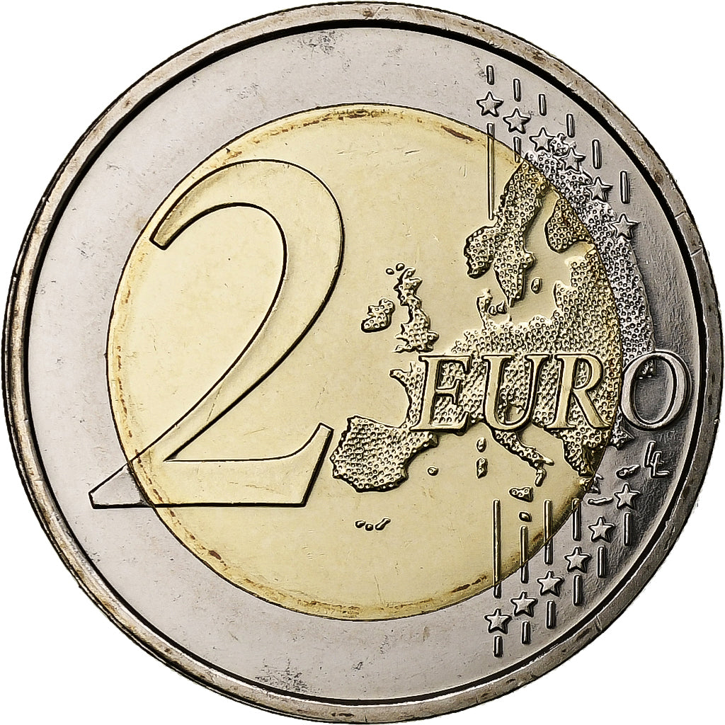 Latvia, 2 Euro, European Capital of Culture, Iridescent, 2014, Stuttgart