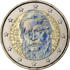 Slovaquie, 2 Euro, Ľudovít Štúr, Iridescent, 2015, Kremnica, Bimétallique
