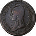 France, Decime, Dupré, AN 5, Paris, Copper, VF(20-25), Gadoury:185