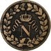 Frankreich, Napoleon I, 10 Centimes, 1815, Strasbourg, Kupfer, S, Gadoury:195