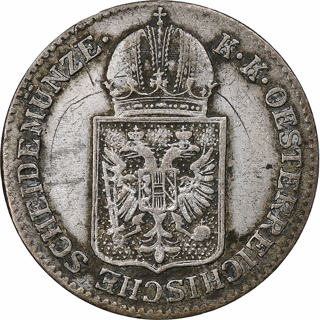 Austria, 6 Kreuzer, 1849, Vienna, Billon, AU(50-53)
