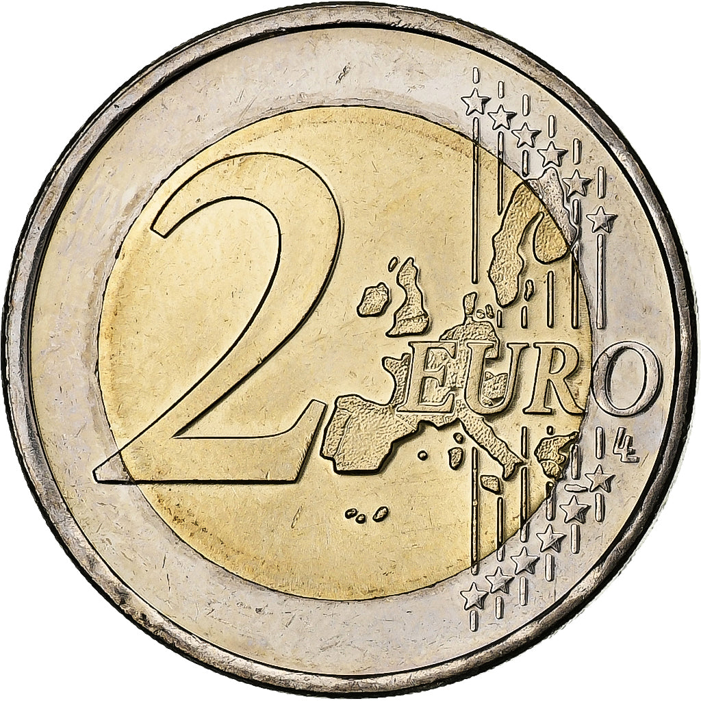 Netherlands, Beatrix, 2 Euro, 2000, Utrecht, Bi-Metallic, MS(63)