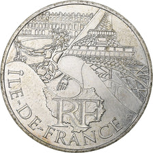 France, 10 Euro, Île-de-France, 2011, Pessac, Silver, MS(60-62)