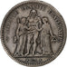 France, 5 Francs, Hercule, 1848, Paris, Silver, VF(20-25)
