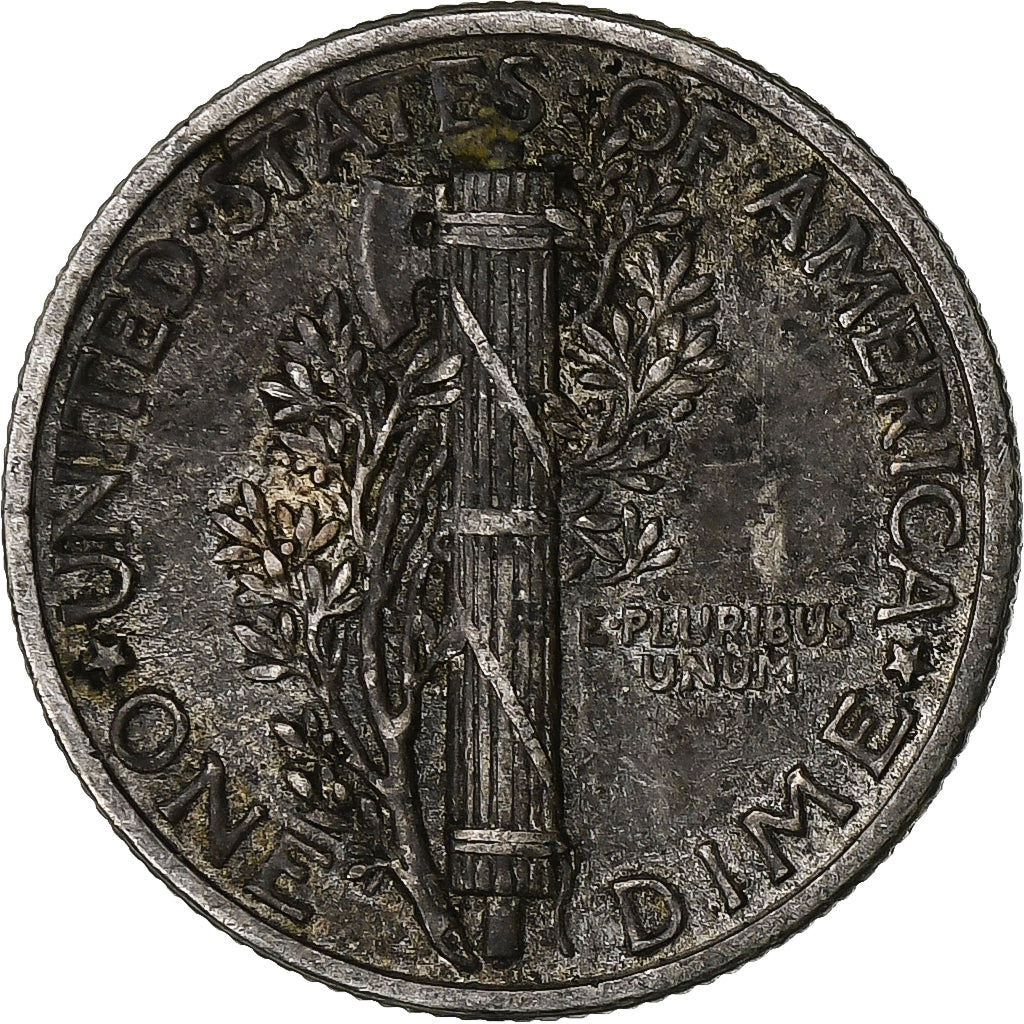 Vereinigte Staaten, Mercury Dime, 1942, Philadelphia, Silber, S