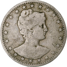 Brazil, 400 Reis, 1901, Rio de Janeiro, Copper-nickel, VF(20-25)