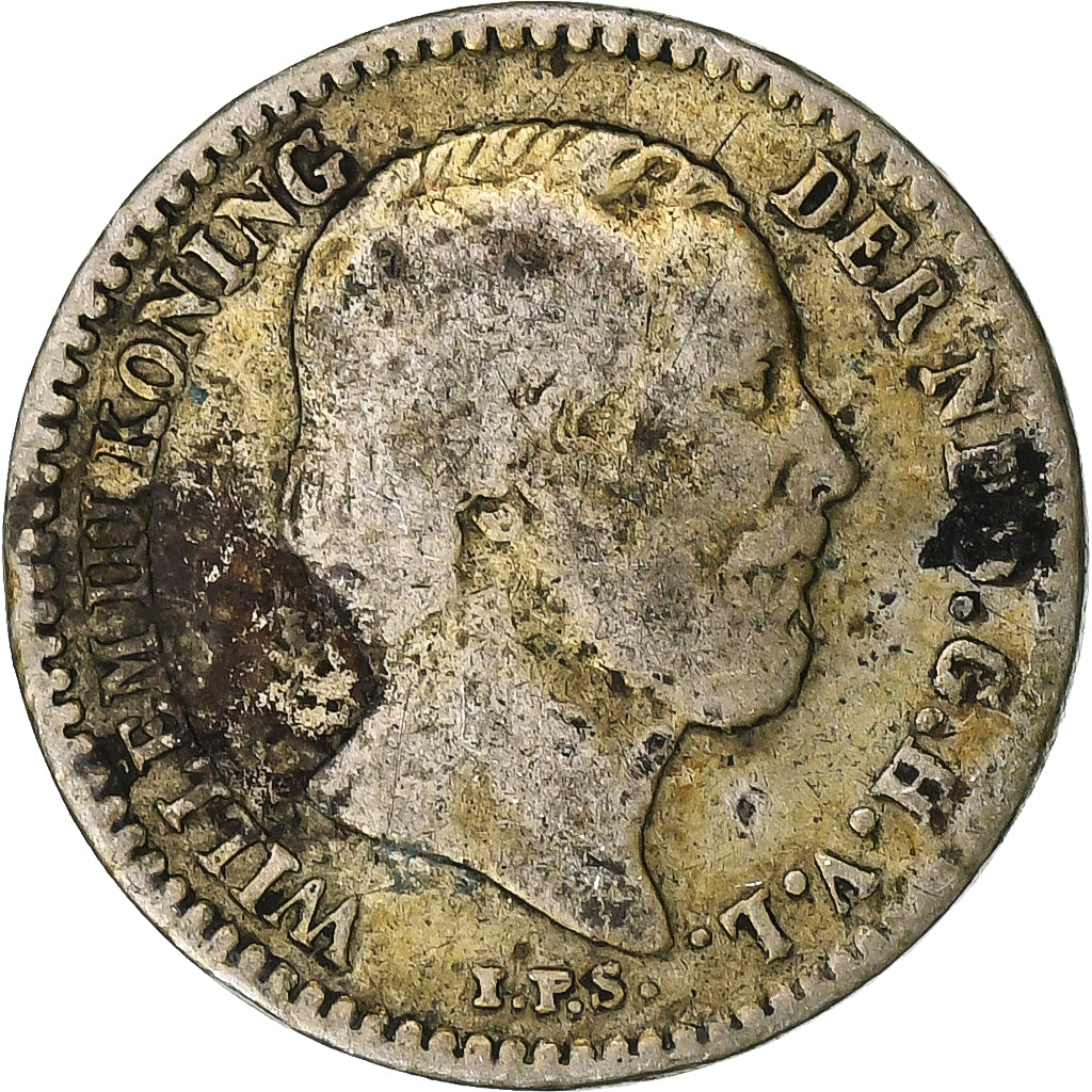 Holandia, William III, 10 Cents, 1876, Utrecht, Srebro, VF(20-25)