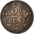 Pays-Bas, Wilhelmina I, 2-1/2 Cent, 1916, Utrecht, Bronze, TTB