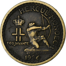Monaco, Louis II, 50 Centimes, 1926, Poissy, Cupro-Aluminium, VF(20-25)