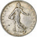 France, 2 Francs, Semeuse, 1916, Paris, Silver, VF(30-35)