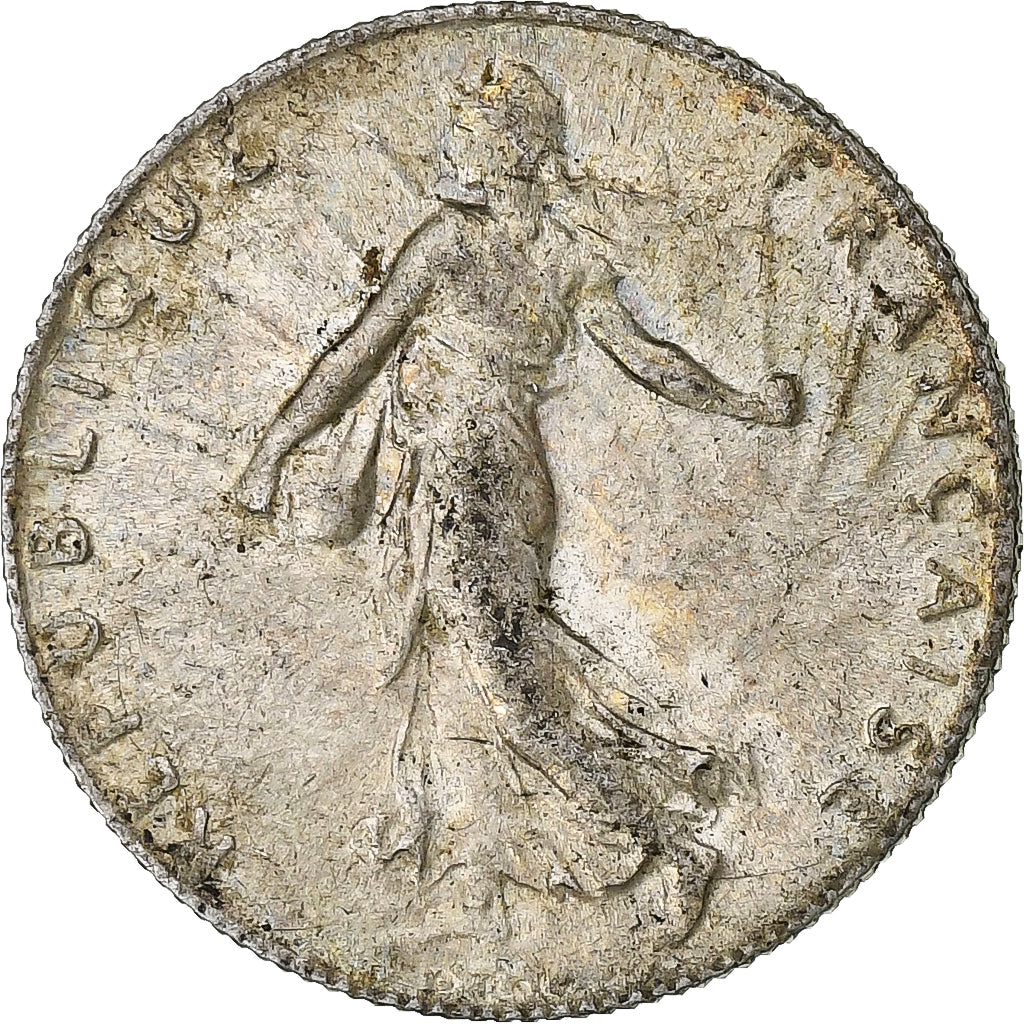 Frankreich, 50 Centimes, Semeuse, 1919, Paris, Silber, S