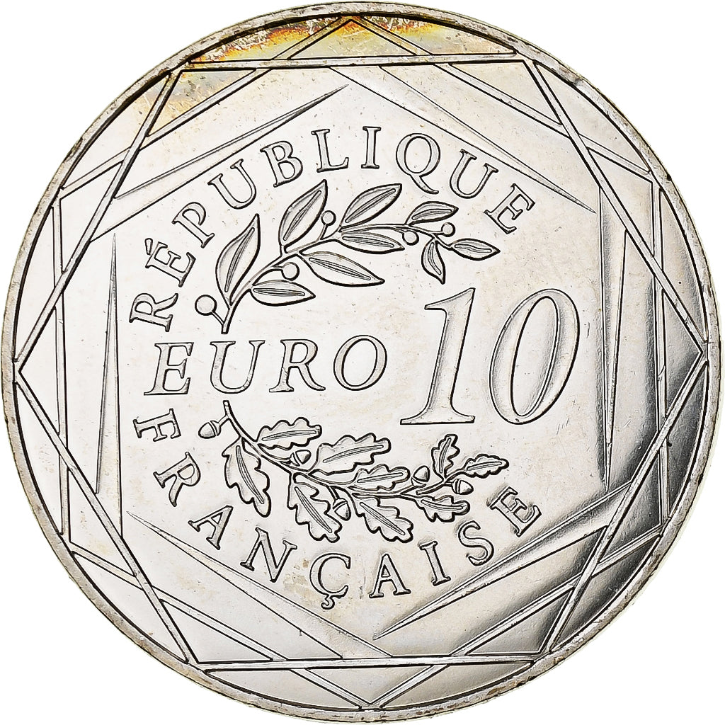 Francia, 10 Euro, Coq, 2014, Pessac, Biglione, SPL